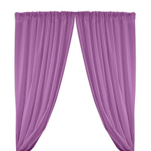 Cotton Polyester Broadcloth Rod Pocket Curtains Curtains Lilac 1