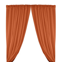 Cotton Polyester Broadcloth Rod Pocket Curtains Curtains Orange 1