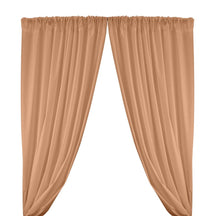 Cotton Polyester Broadcloth Rod Pocket Curtains Curtains Peach 1
