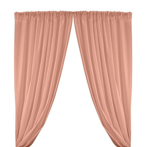 Cotton Polyester Broadcloth Rod Pocket Curtains Curtains Pink 1