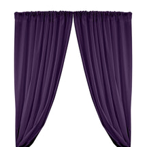 Cotton Polyester Broadcloth Rod Pocket Curtains Curtains Purple 1