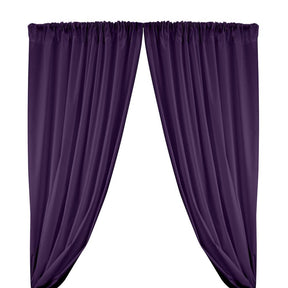 Cotton Polyester Broadcloth Rod Pocket Curtains Curtains Purple 1