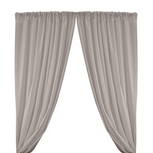 Cotton Polyester Broadcloth Rod Pocket Curtains Curtains Silver 1