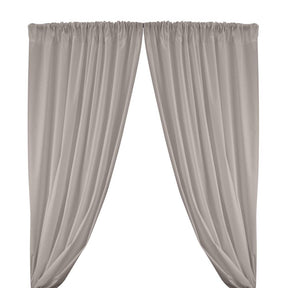 Cotton Polyester Broadcloth Rod Pocket Curtains Curtains Silver 1