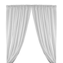Cotton Polyester Broadcloth Rod Pocket Curtains Curtains White 1