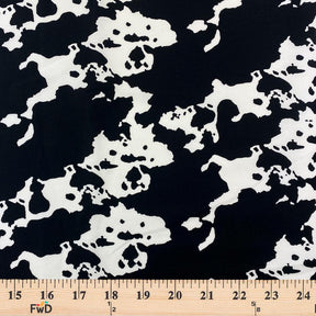 Cow Print Cotton Fabric SV577428 Black/White 3