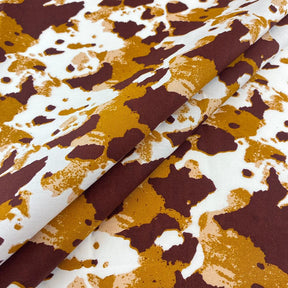 Cow Print Cotton Fabric SV577430 Caramel 2