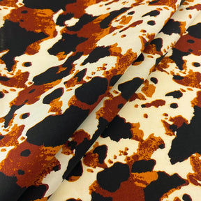 Cow Print Cotton Fabric SV577429 Mocha 2