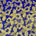 Daisy Metallic Brocade Fabric SV576869 Royal Blue / Gold 1