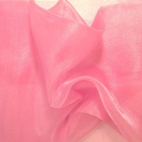 Crystal Organza Rod Pocket Curtains Dusty Rose 3
