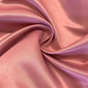 Matte Satin Peau De Soie Rod Pocket Curtains Dusty Rose 3