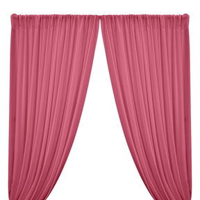 Rayon Challis Rod Pocket Curtains Dusty Rose Image 1