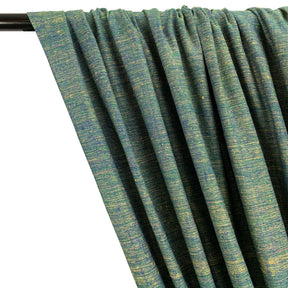 Silk Linen Matka Rod Pocket Curtains Earth 2 Tone  2