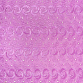 Eyelet Spiral Embroidery Fabric SV576764 Lavender 1