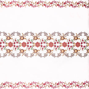 Floral Embroidery Oilcloth Fabric SV578120 2