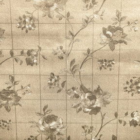 Grid Metallic Oilcloth Fabric SV578087 Gold/Gold 2