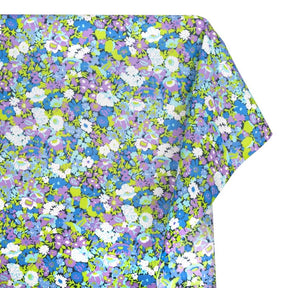Floral Medley Broadcloth Fabric SV578064 Blue 1