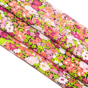 Floral Medley Broadcloth Fabric SV578063 Orange 3