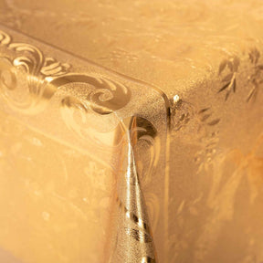 Ribbon Metallic Oilcloth Fabric SV578114 Gold 1