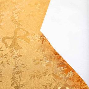 Ribbon Metallic Oilcloth Fabric SV578114 Gold 3