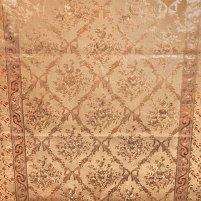 Ribbon Metallic Oilcloth Fabric SV578110 Peach 2