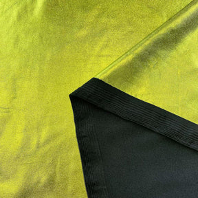 Metallic Stretch Foil Lame On Interlock Knit Fabric SV577228 Olive Green 3