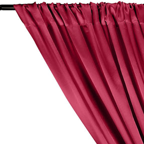 Charmeuse Satin Rod Pocket Curtains Fuchsia 2