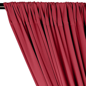 Ity Stretch Knit Jersey Rod Pocket Curtains Fuchsia 2