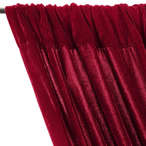 Micro Velvet Rod Pocket Curtains Fuchsia 2