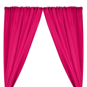 Polyester Dupioni Rod Pocket Curtains Fuchsia 169 Fuchsia 1