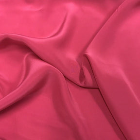 Silk Charmeuse Rod Pocket Curtains Fuchsia 3