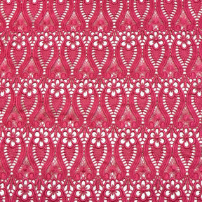 Iris Guipure French Venice Lace Fabric SV574142 Fuchsia 2