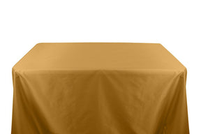 Rip Stop Pu Coated 8 Feet Banquet Table Covers Gold 1