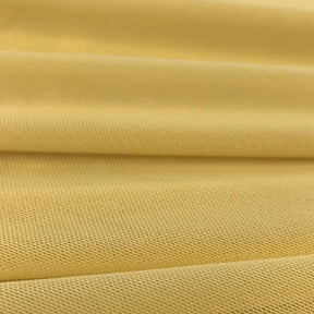 Power Mesh Rod Pocket Curtains Gold 3