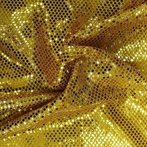 American Trans Knit Sequins Rod Pocket Curtains Gold 4