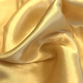 Charmeuse Satin Rod Pocket Curtains Gold 3