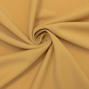 Scuba Double Knit Rod Pocket Curtains Gold 3
