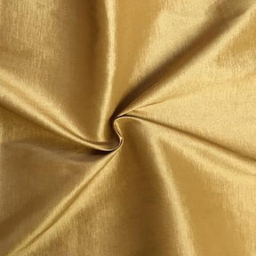 Stretch Taffeta Rod Pocket Curtains Gold 3