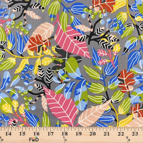 Passion Leaf Print Fabric SV577436 Winter 3