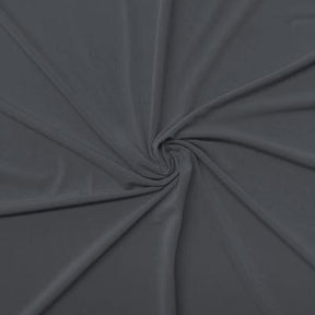 Ity Stretch Knit Jersey Rod Pocket Curtains Grey 2
