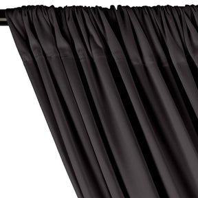 Polyester Interlock Knit Lining Rod Pocket Curtains Grey Image 2