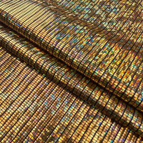 Hologram Spandex Fabric SV577351 Gold 2