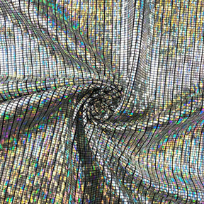 Hologram Spandex Fabric SV577352 Silver 1