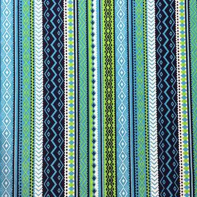 Blue Aztec Print Fabric SV570732 1