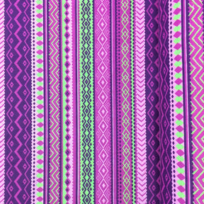 Purple Aztec Print Broadcloth SV570731 2