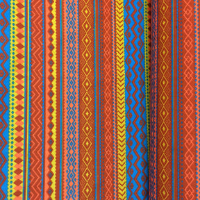 Red Aztec Print Broadcloth SV570730 2
