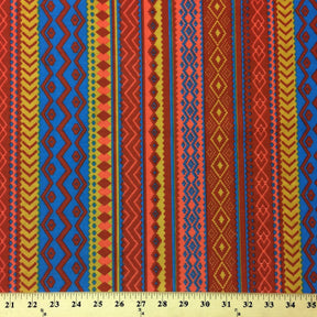 Red Aztec Print Broadcloth SV570730 3