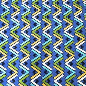 Blue Chevron Printed Broadcloth SV570671 1