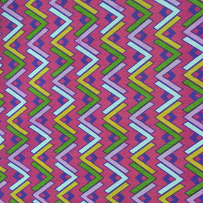 Pink Chevron Printed Broadcloth SV570668 1
