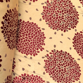 Burgundy Velvet Jacquard Fabric 9065 SV570410 1
